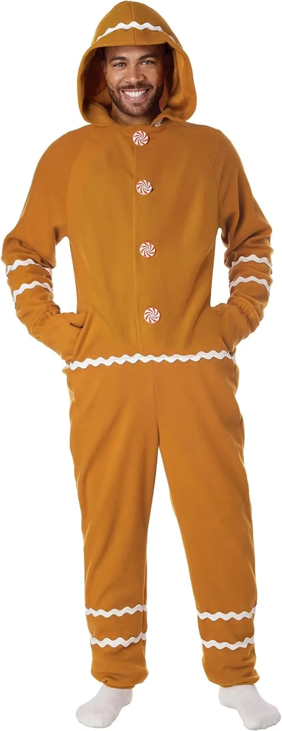 Adult Gingerbread Jumpsuit