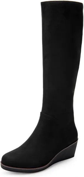 Aerosoles - Women's Binocular Knee High Boot - Knee High Boots with Memory Foam Footbed