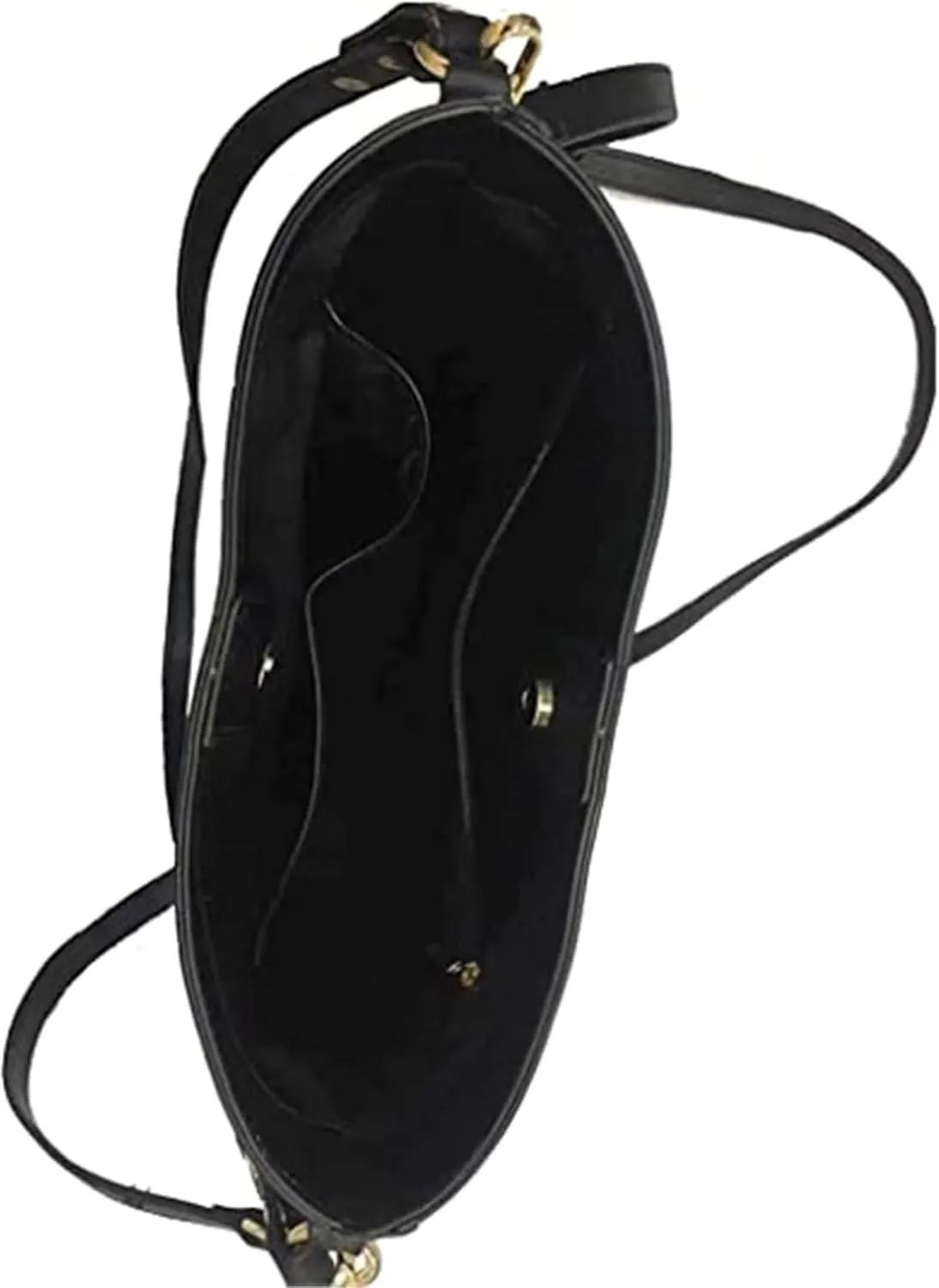 Belidome Womens Shoulder Bucket Handbag Corssbody Bags with Long Strap Pockets PU Leather Big Purses