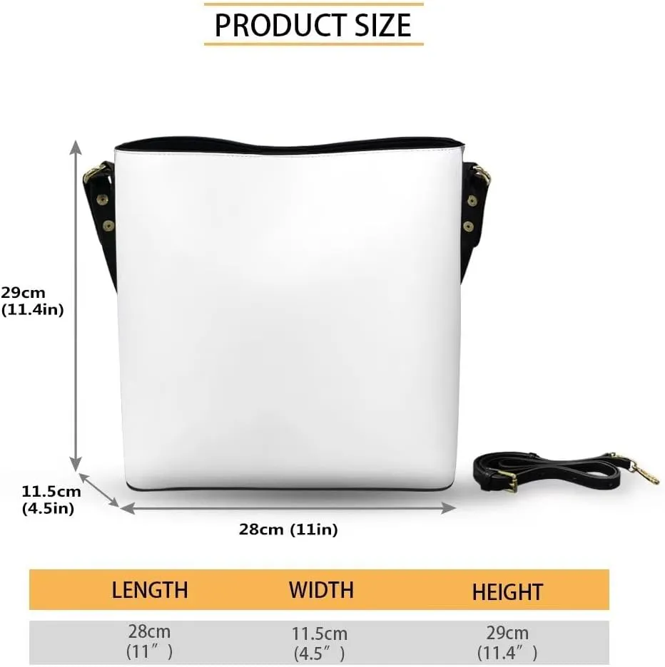 Belidome Womens Shoulder Bucket Handbag Corssbody Bags with Long Strap Pockets PU Leather Big Purses