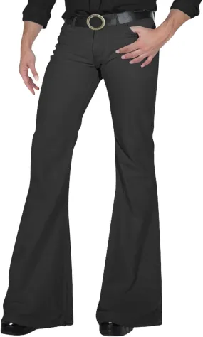 Bell Bottom Jeans for Men Fashion Disco Flared Jeans Classic Vintage Flex Denim Pants Solid Casual Fall Trousers