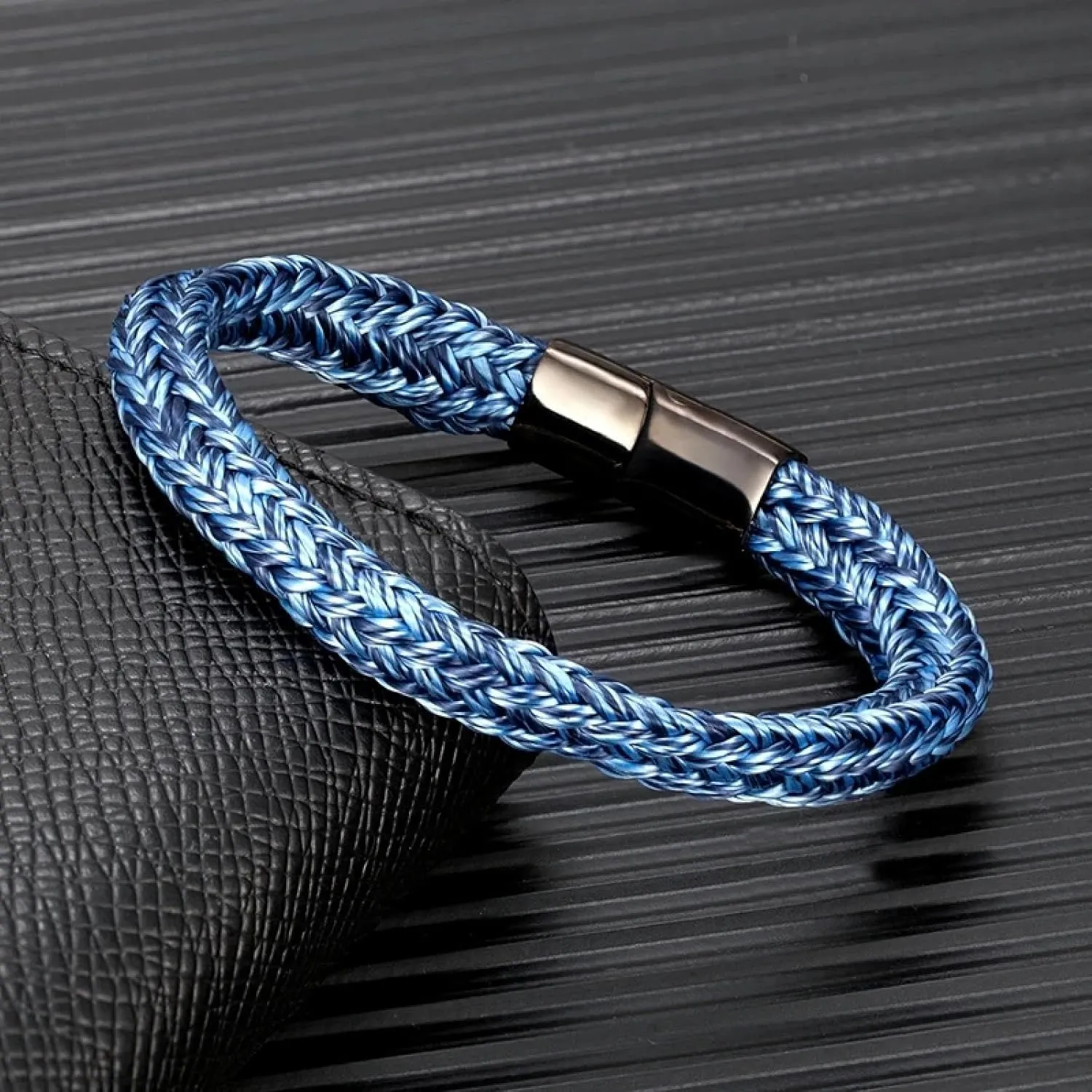 Bracelet Men Bracelets Jewellery Men Woven Rope Bracelet Black Accessories Handmade