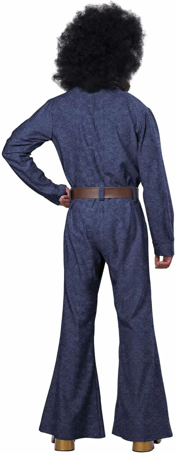 California Costumes mens Flashy 70's Style Jumpsuit/Adult