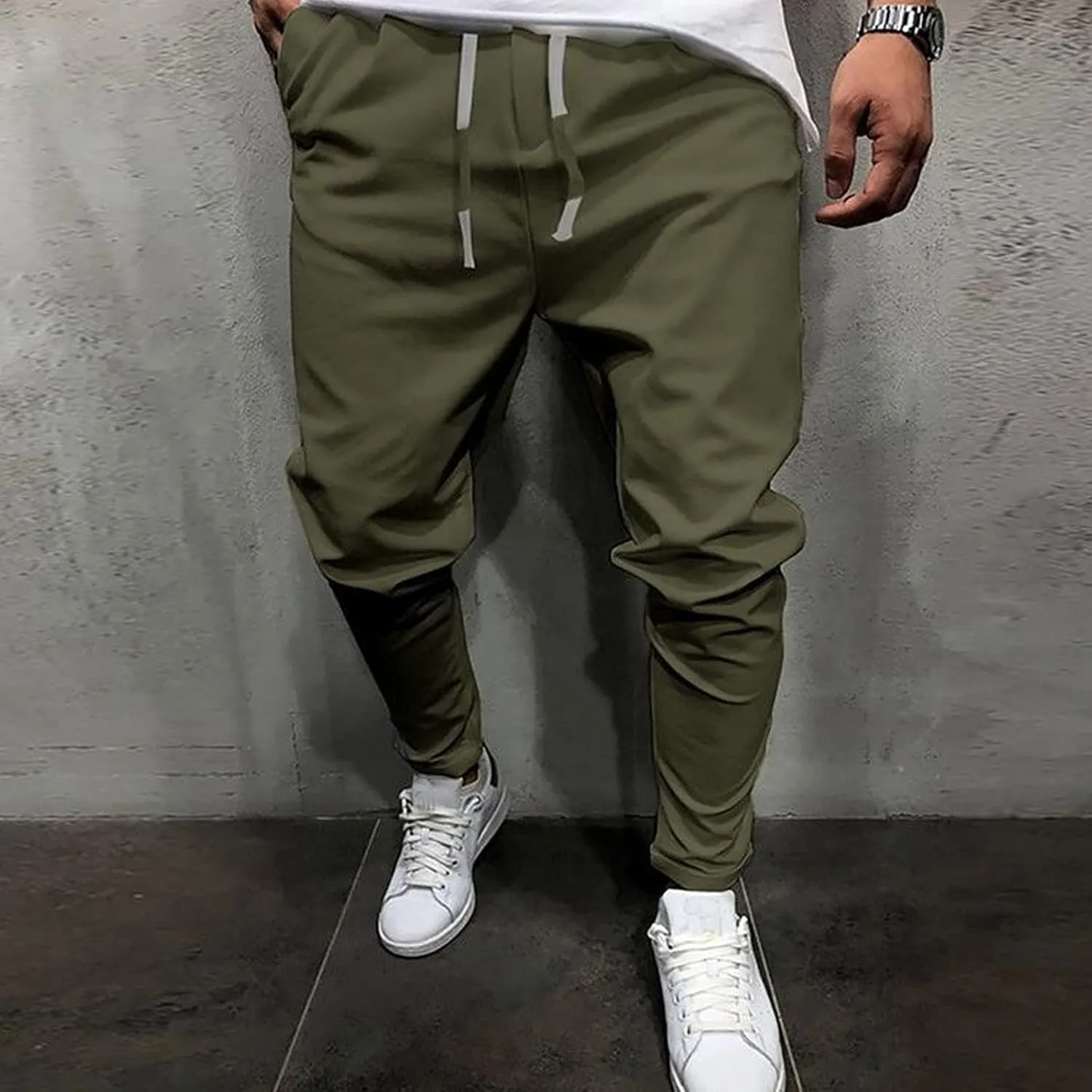 Cargo Pants for Men Baggy Pants Trousers with Pockets Joggers for Men Trousers Sweatpants for Men Lightweight Hiking