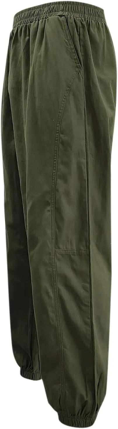 Cargo Pants for Men Relaxed Fit Athletic Pants Men Running Training Workout Casual Pants Slim fit with Zipper Pockets