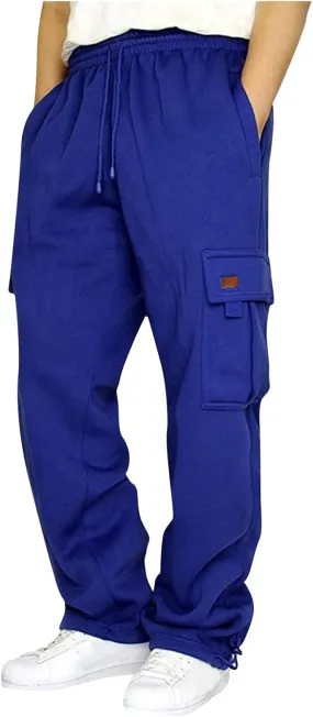 Cargo Pants for Men Relaxed Fit Pants Cargo Pants Fashion Baggy Pants Drawstring Trousers Baggy with Pockets