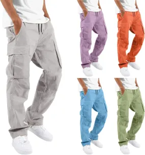 Cargo Sweatpants for Men Big and Tall Mens Fashion Cargo Pants Athletic Joggers Pants Chino Trousers Mens Sweatpants
