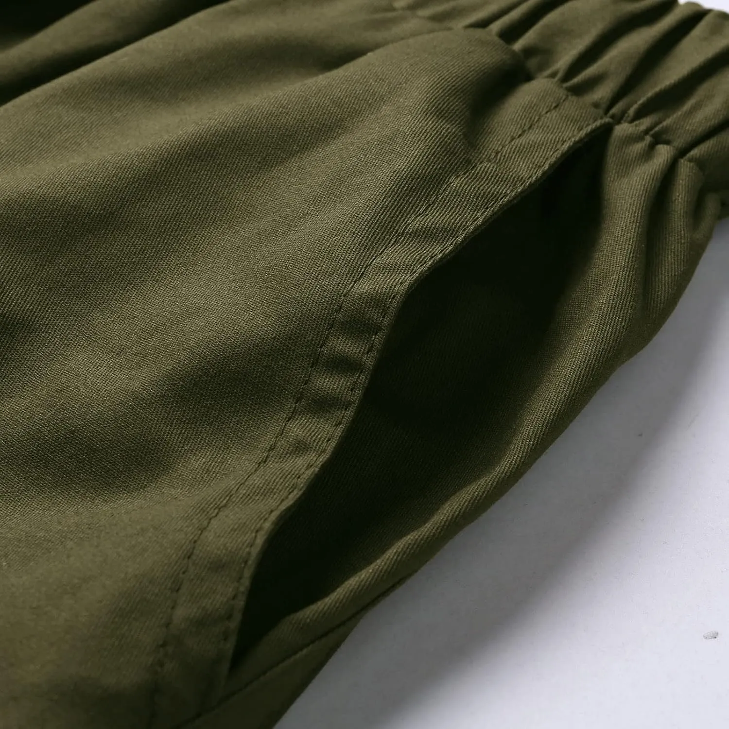 Cargo Trousers for Men Outdoor Jogging Workout Running Gym Regular Fit Mens Joggers Sweatpants Lightweight Drawstring