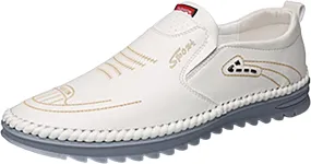 Casual Shoes for Men 2023 New Casual Men's Shoes Trend White Business Hand Sewn