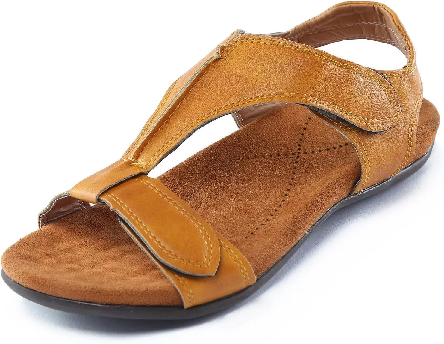 Cathalem Flat Sandals for Women, Women's Comfy Orthotic Sandals 2024 Womens Arch Support Flat Sandals Casual Beach Sandals