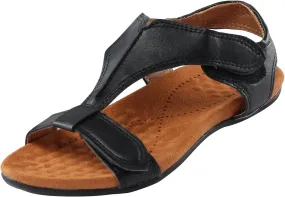 Cathalem Women's Comfy Orthotic Sandals 2024 Womens Arch Support Flat Sandals Flat Arch Massage Casual Beach Sandals