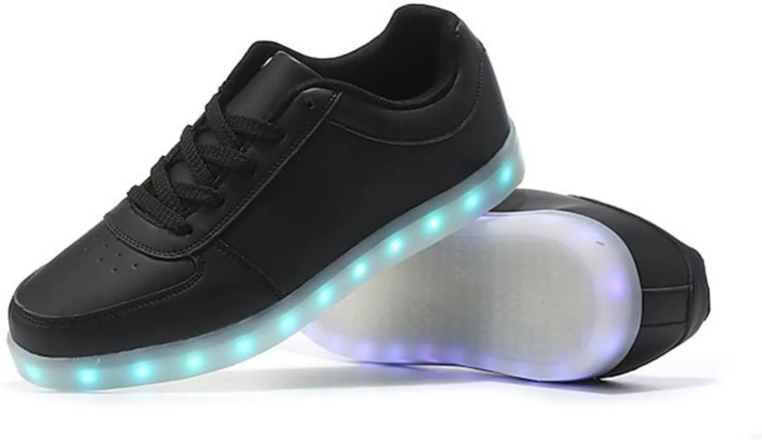 Comfortable Shoes Student Shoes Thick Soled Sports Shoes Fashionable Light Shoes USB Rechargeable Skate Sports