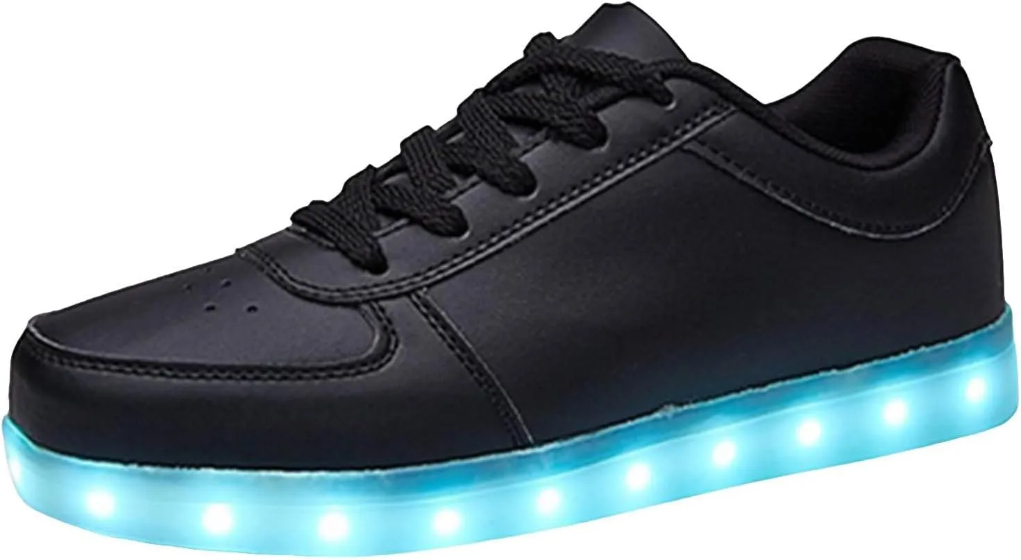 Comfortable Shoes Student Shoes Thick Soled Sports Shoes Fashionable Light Shoes USB Rechargeable Skate Sports