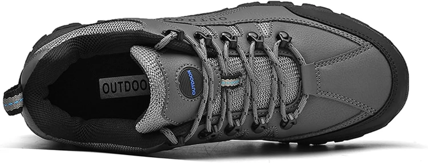 Comfortable Sneakers Fashion Summer Autumn Men Hiking Shoes Non Slip Soles Thick Bottom Mesh Breathable Casual