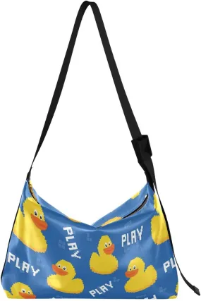 Cool Duck Hobo Crossbody Bags for Women Leather Large Shoulder Bag Cross Body Trendy Womens Tote Bags Handbag for Travel Shopping