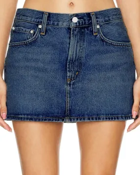 Deinm Mini Skirt Low Waisted Y2K Jean Mini Skirts for Women Bodycon Denim Short Skirt
