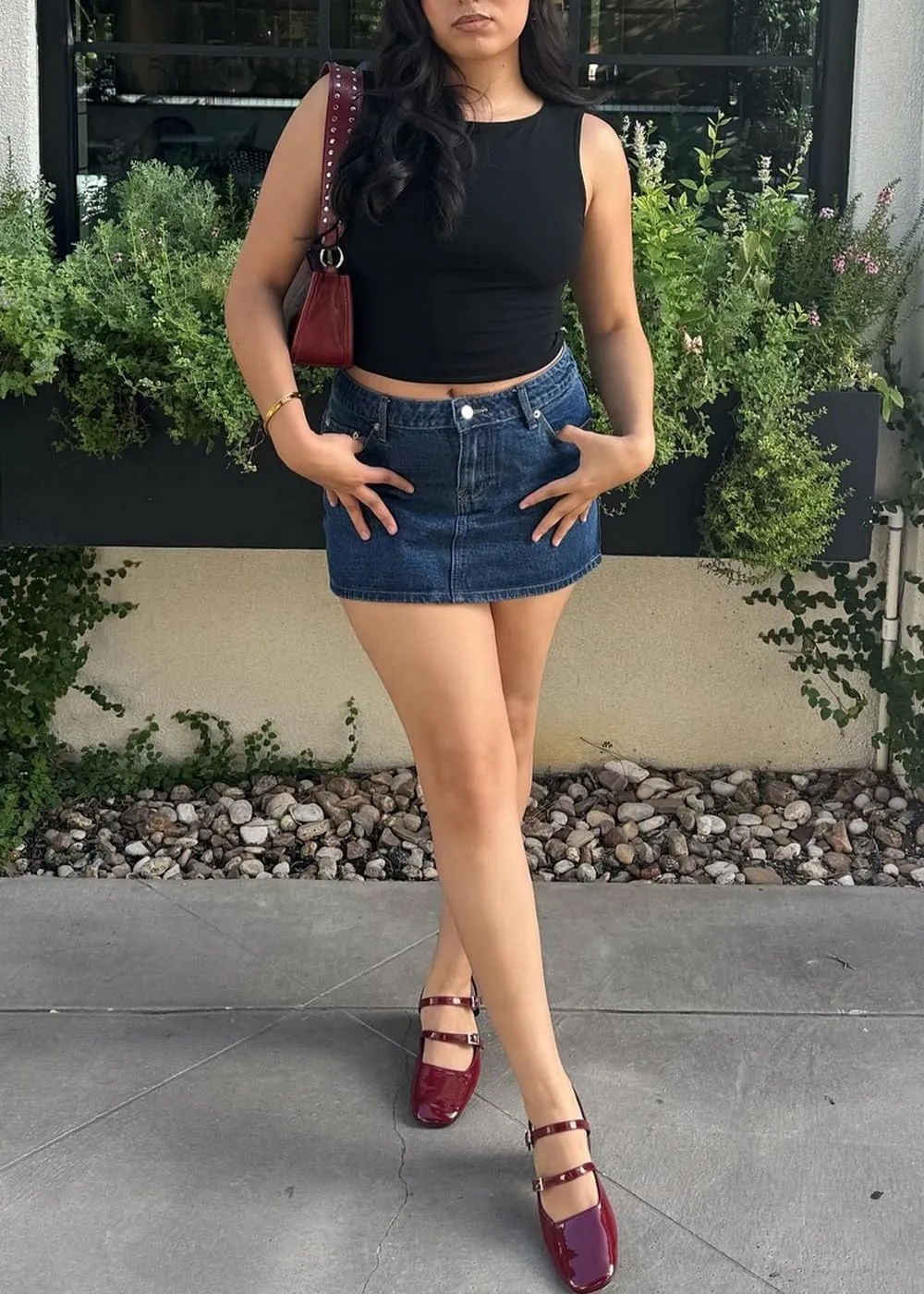Deinm Mini Skirt Low Waisted Y2K Jean Mini Skirts for Women Bodycon Denim Short Skirt