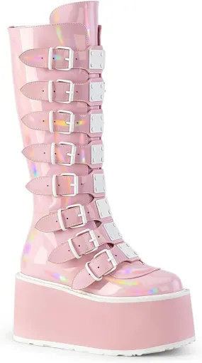 Demonia Women's Damned-318 Knee-high Boots