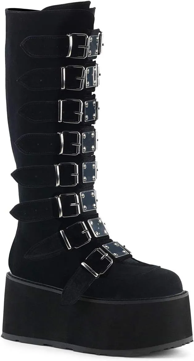Demonia Women's Damned-318 Knee-high Boots