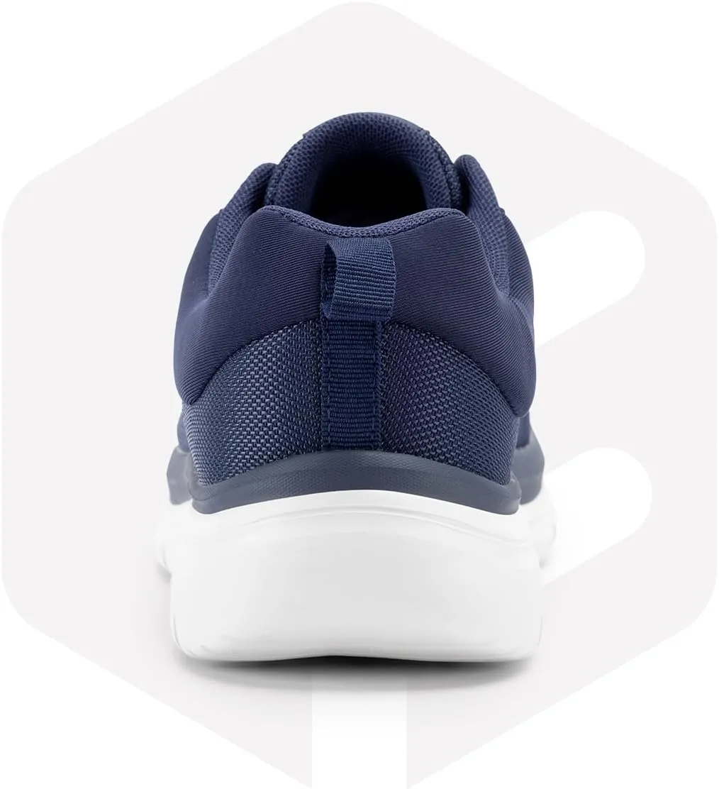 FitVille Mens Walking Shoes Wide Width Max Cushioning Mens Wide Sneakers