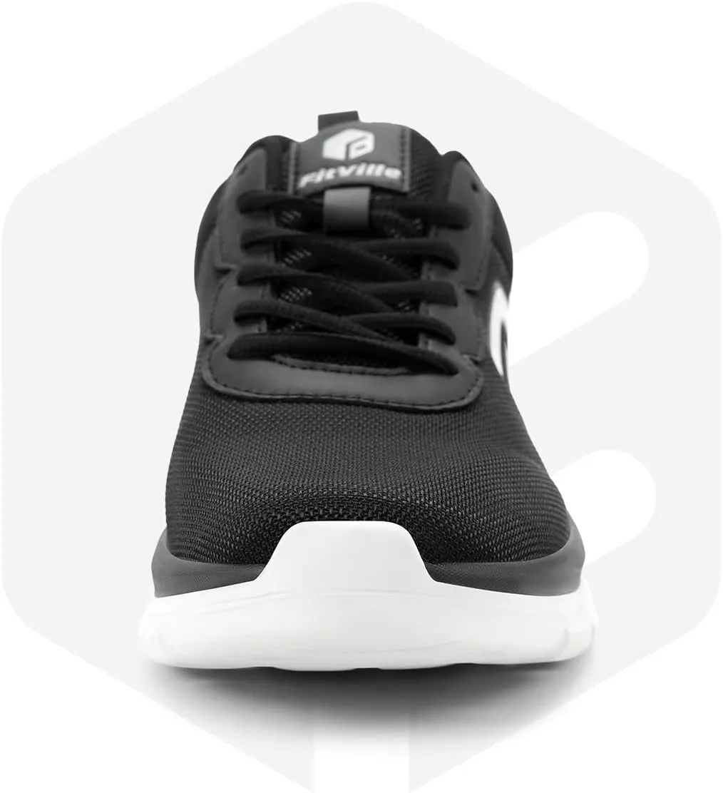 FitVille Mens Walking Shoes Wide Width Max Cushioning Mens Wide Sneakers