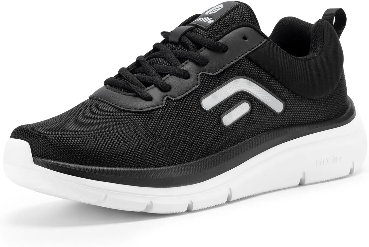 FitVille Mens Walking Shoes Wide Width Max Cushioning Mens Wide Sneakers