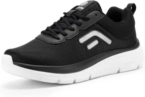 FitVille Mens Walking Shoes Wide Width Max Cushioning Mens Wide Sneakers