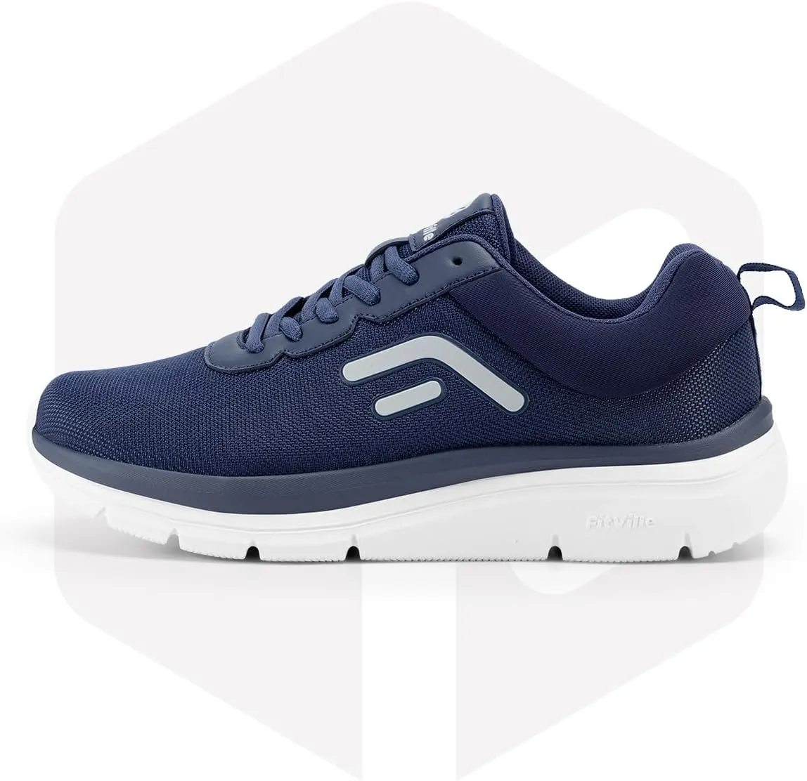 FitVille Mens Walking Shoes Wide Width Max Cushioning Mens Wide Sneakers