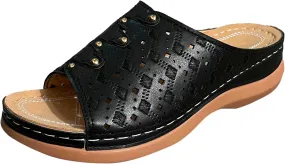 Flat Sandals for Women Summer Open Toes Shoes Walking Outdoor Womens Flat Orthopedic Sandal