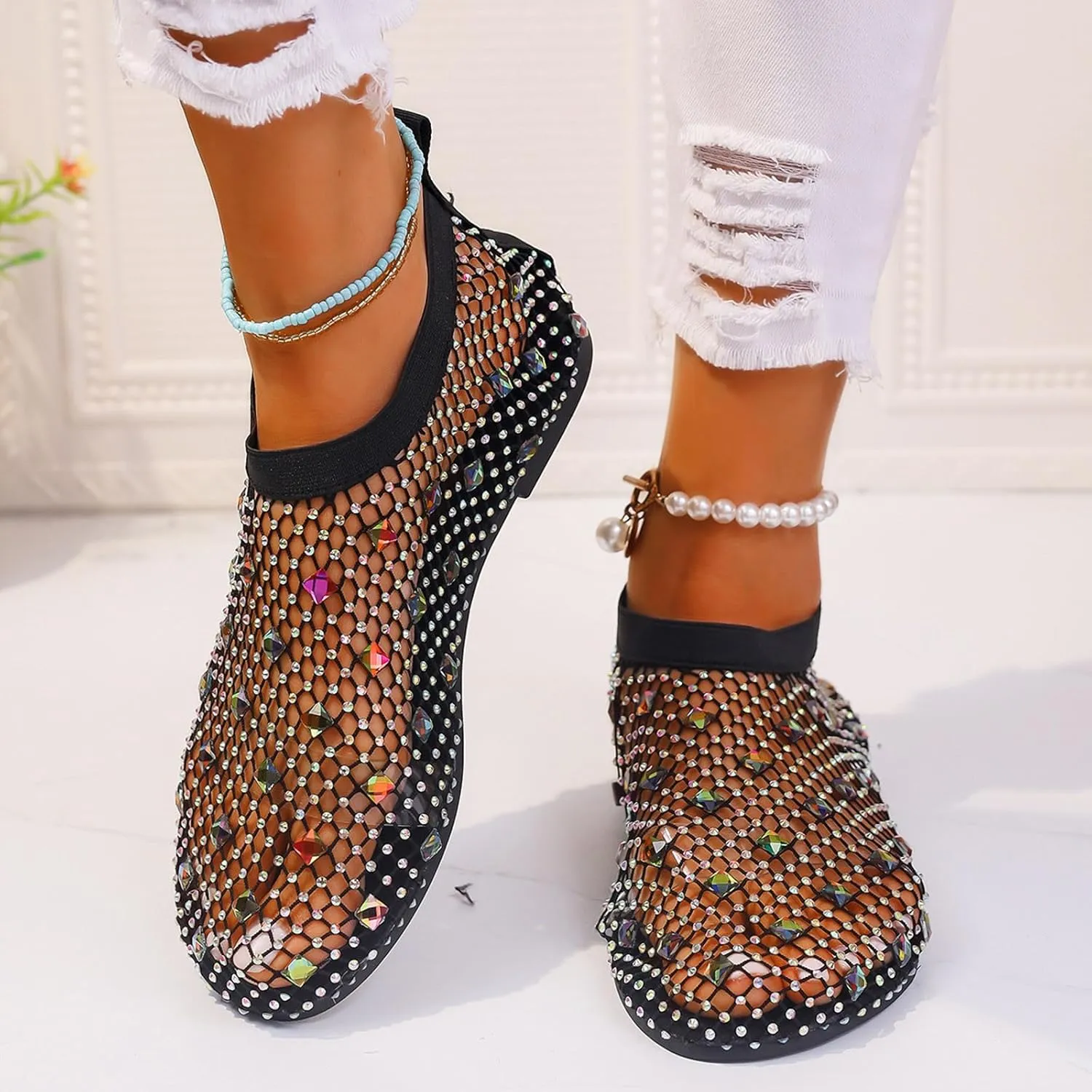 Flat Sandals for Women Women's Comfortable Casual Flat Sandals Women Sandals Women's Cross Strappy Sandals
