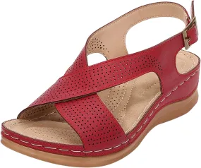 Flat Sandals Women's Flat Sandals Ankle Strap Sandals Women Flat Sandals Non Slip on Casual Summer Beach Shoes