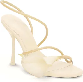Flower High Heels for Women Calla Lily Open Toe Floral Stilettos Heels Sexy Strappy Wedding Birthday Dressy Heeled Sandals