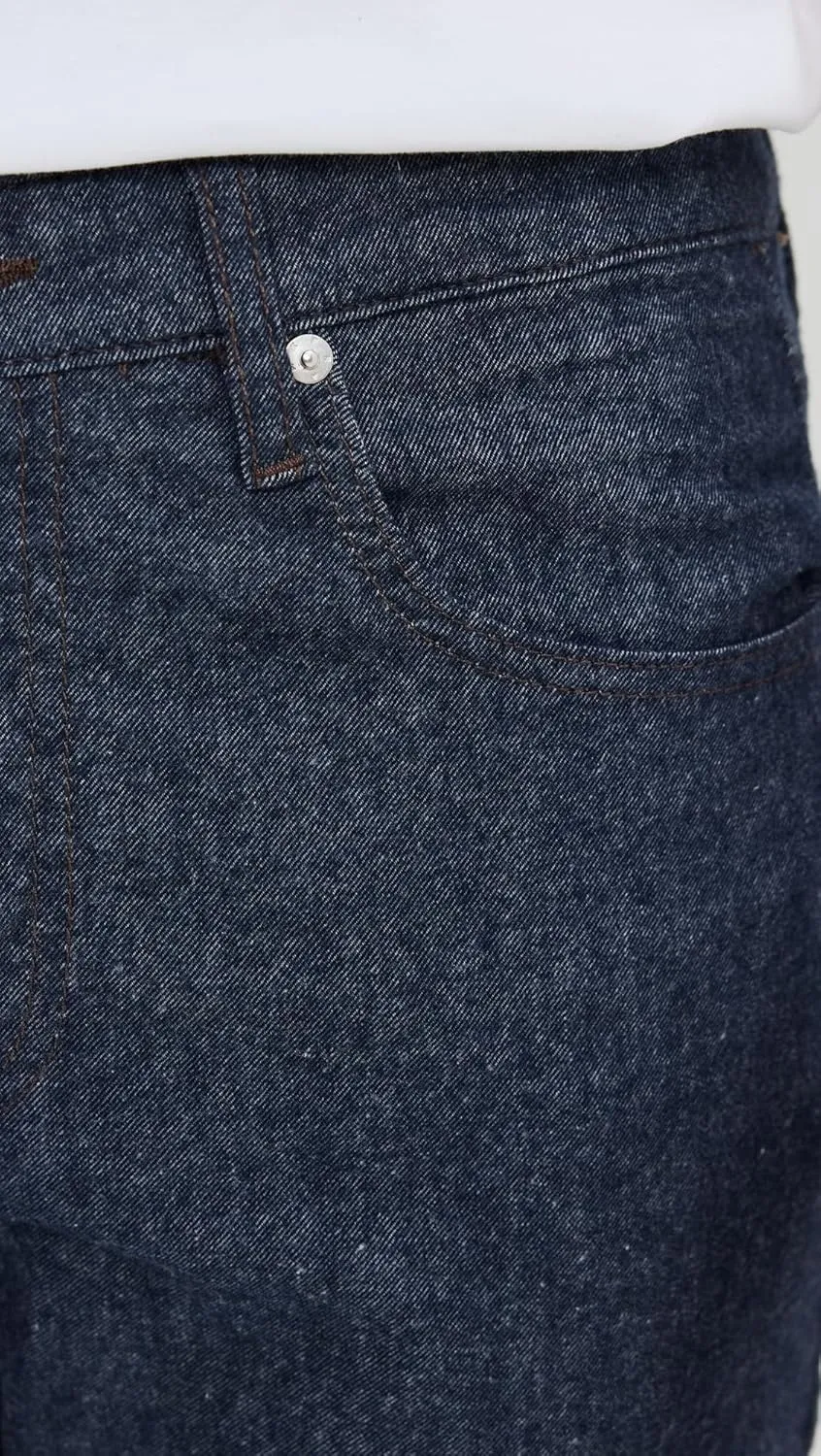 FRAME Men's Modern Straight Flannel Jeans