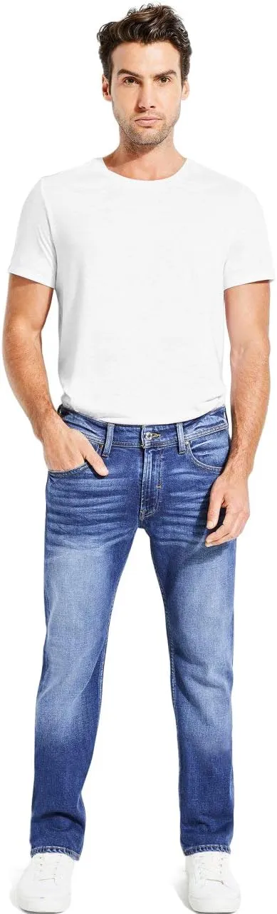 GUESS Men's Regular Straight Jeans
