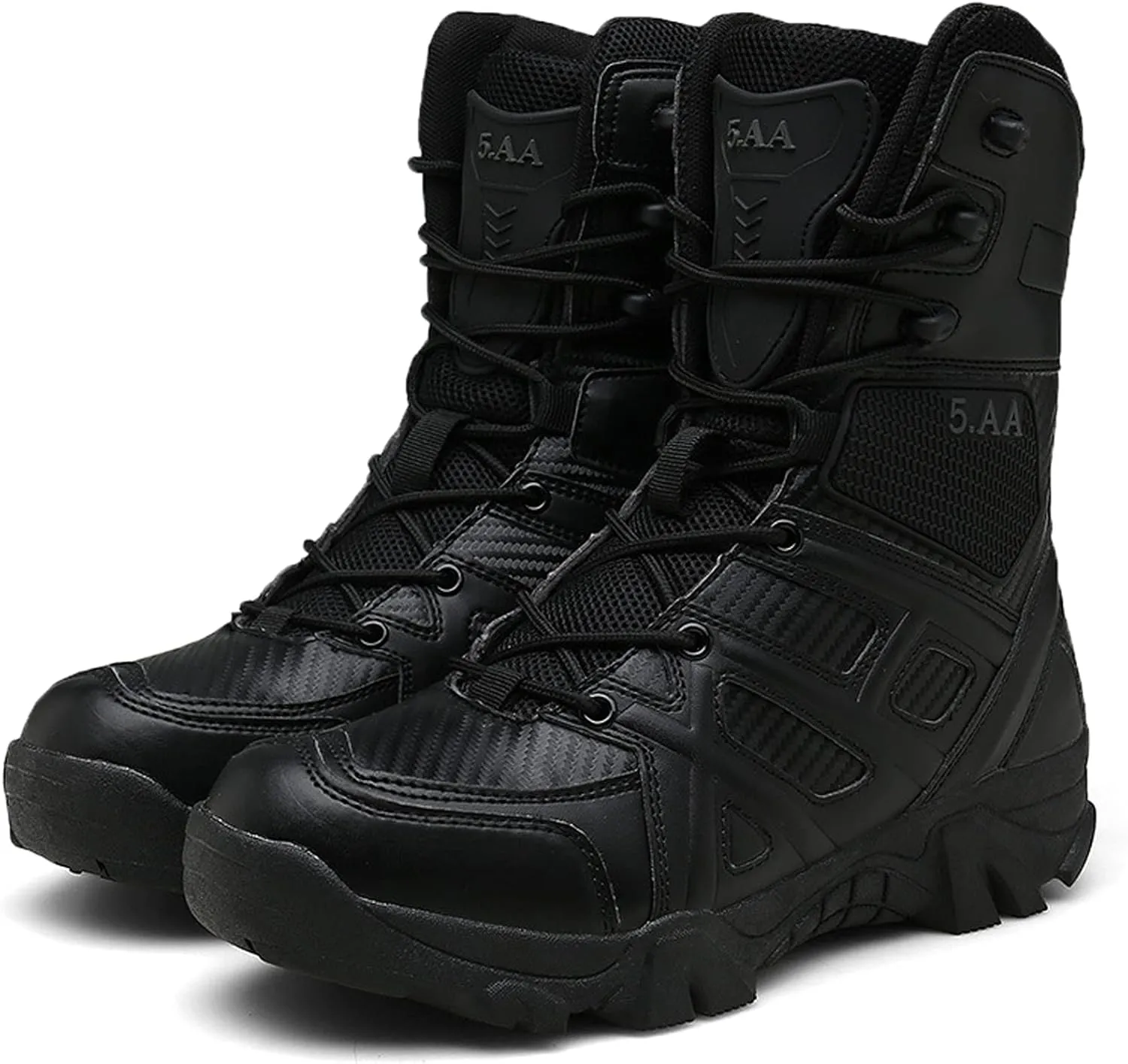 hongrenamz Mens Walking Boots Waterproof Trekking Shoes Mens Hiking Shoes Non-Slip Outdoor Climbing Hiking Shoes