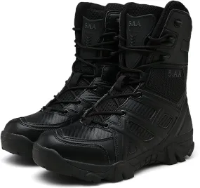hongrenamz Mens Walking Boots Waterproof Trekking Shoes Mens Hiking Shoes Non-Slip Outdoor Climbing Hiking Shoes