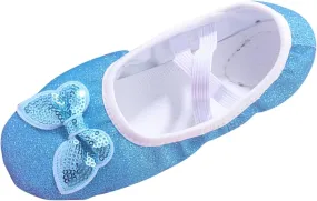 Infant Baby Shoes Children Shoes Dance Shoes Warm Dance Ballet Performance Indoor Shoes Yoga Solid Tied Canvas Shoes