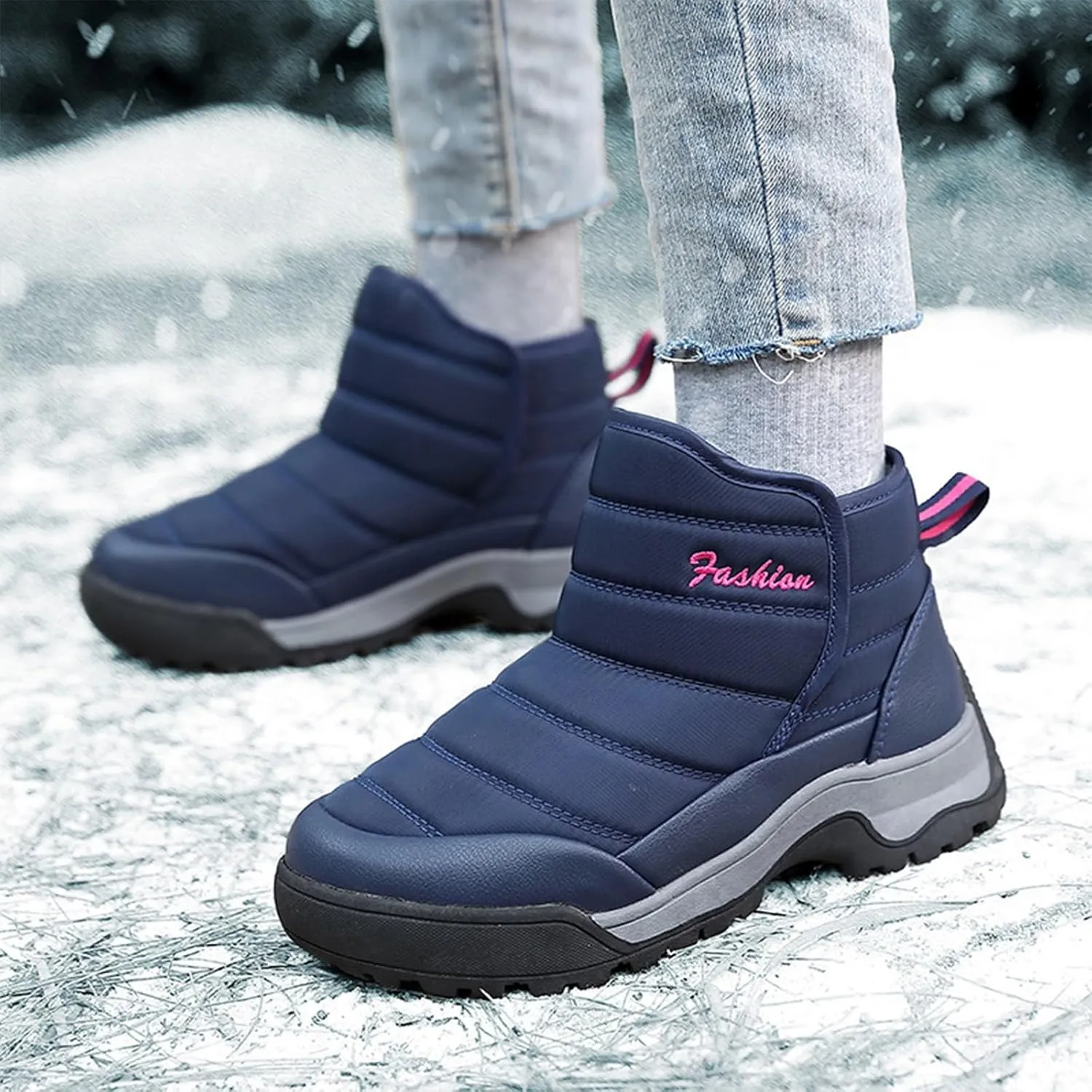 Knee High Snow Boots for Women Anti Slip Boots For Women Snow Boots Waterproof Womens Insulated Snow Boots