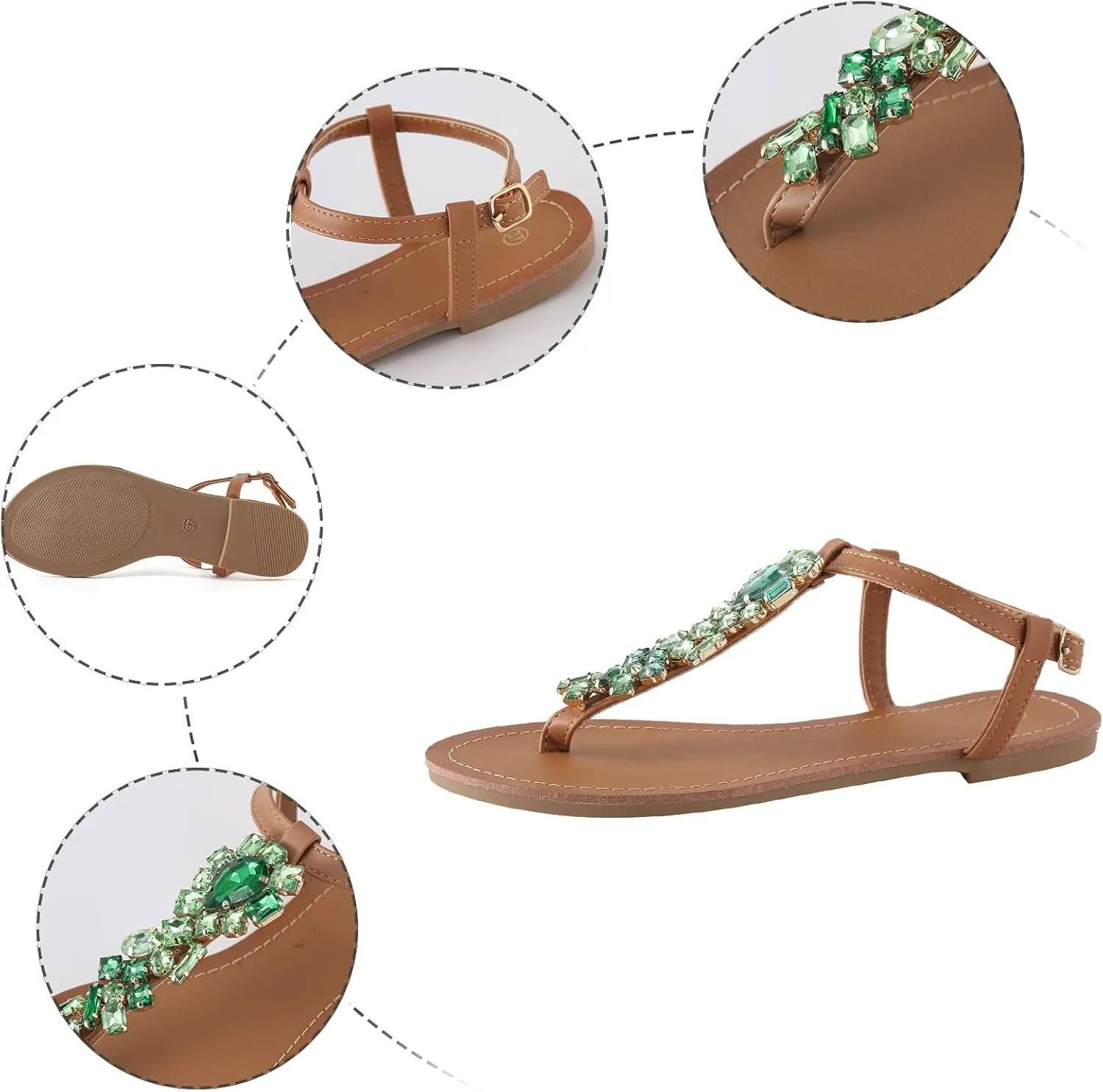 Ladies Shoes Flat Thong Sandals With Flat Flip Flop Sandals Platform Chunky Sandals for Women 10