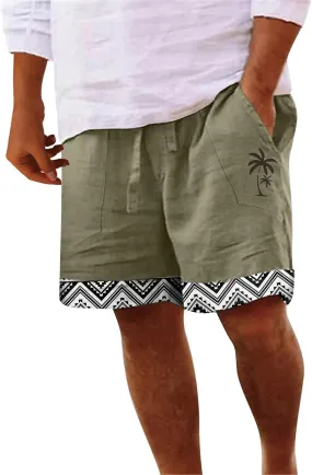 LCMTWX Mens Shorts Casual Work Shorts Fashion Slim Five Minute Pants Beach Shorts Men's Cotton Blend Shorts Athletic Shorts