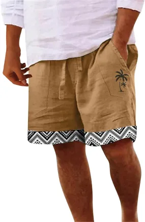 LCMTWX Mens Shorts Casual Work Shorts Fashion Slim Five Minute Pants Beach Shorts Men's Cotton Blend Shorts Athletic Shorts