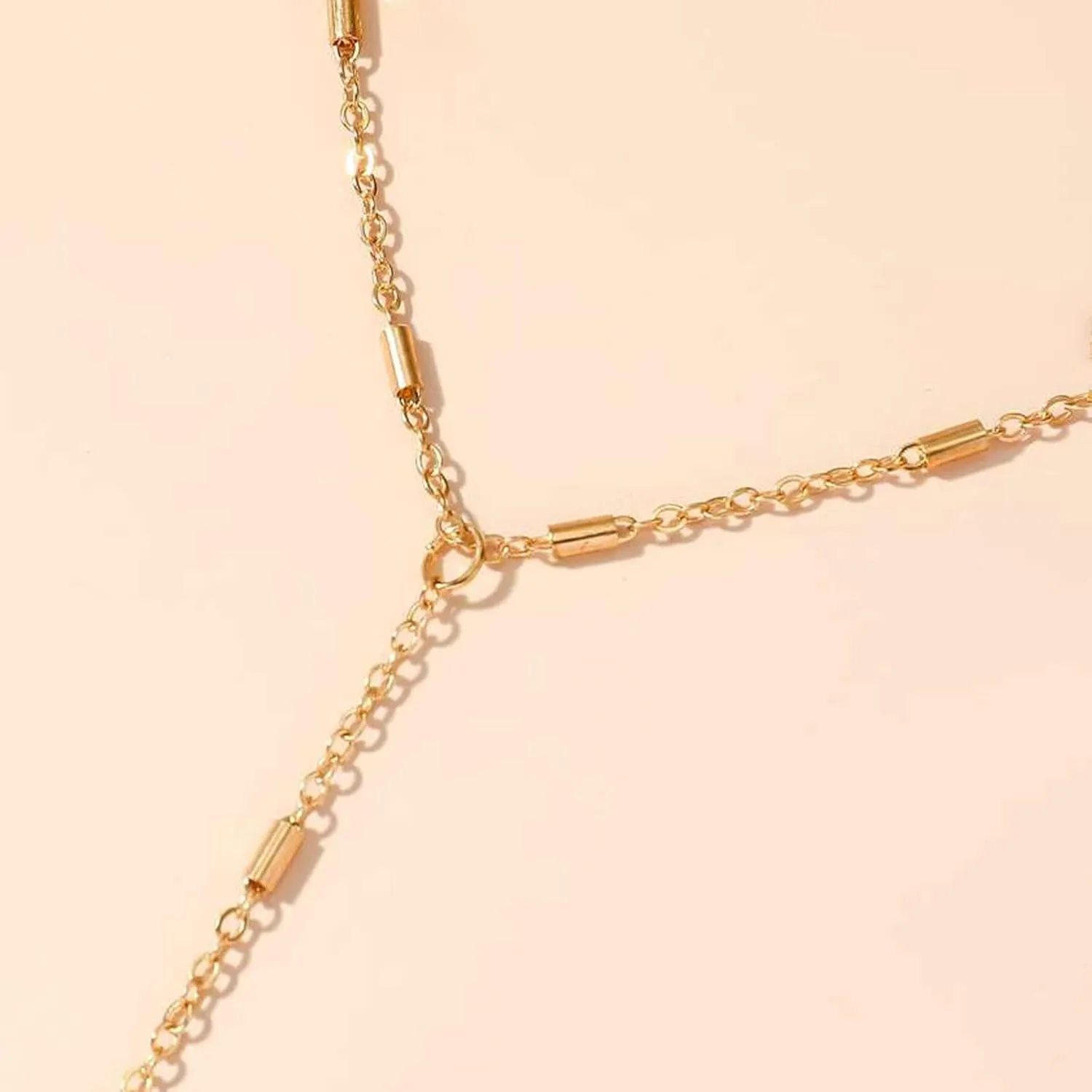 Long tiantian Hand Chain Bracelet Gold Bracelets for Women Link Chain Bracelets Trendy Finger Ring Slave Bracelet Jewelry Gifts