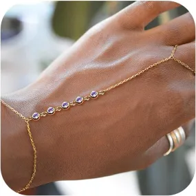 Long tiantian Hand Chain Bracelet Hand Bracelet Bracelet Ring Hand Chain Ring Bracelet Hand Chain Ring Chain Bracelet Dainty Gold Hand Chain Rhinestone Bracelet Jewelry Gifts for Women