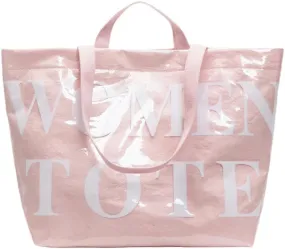 Lushandy Tote Bag for Women Large PVC Tote Bag with Shoulder Strap Trendy Womens Letters Print Tote Bag Shiny Hobo Handbag
