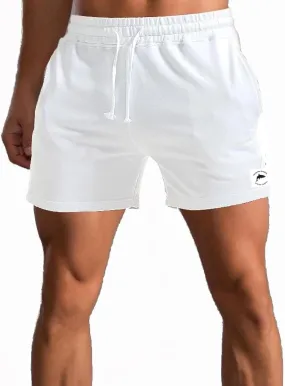 Mens 5 Inch Sweat Shorts Mens Athletic Gym Shorts 5 Inch Inseam Cotton Shorts for Men Gym Shorts with Pockets