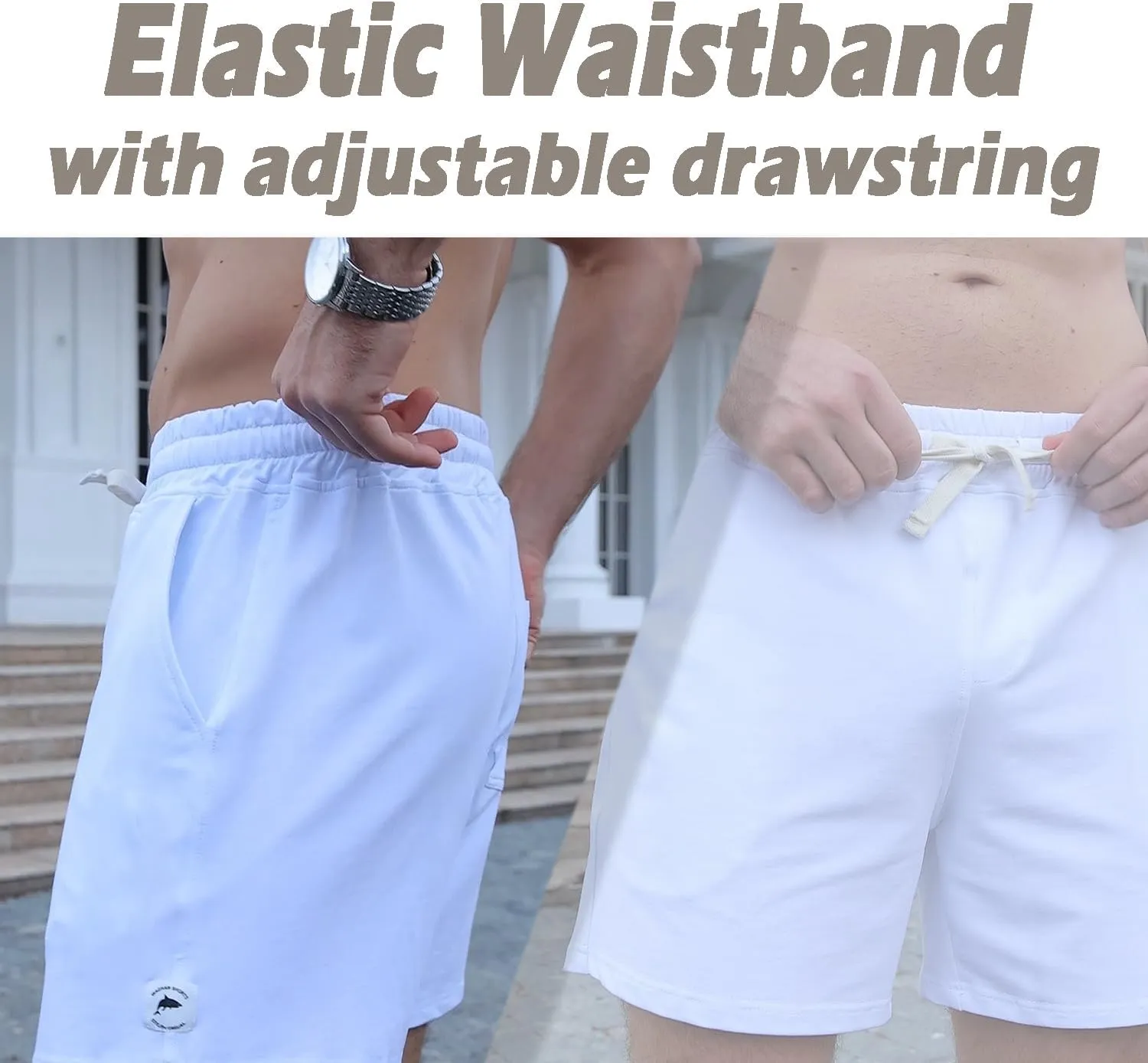 Mens 5 Inch Sweat Shorts Mens Athletic Gym Shorts 5 Inch Inseam Cotton Shorts for Men Gym Shorts with Pockets