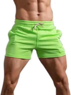 Mens 5.5 Inch Sweat Shorts Mens Athletic Gym Shorts 5 Inch Inseam Cotton Shorts for Men Gym Shorts with Pockets