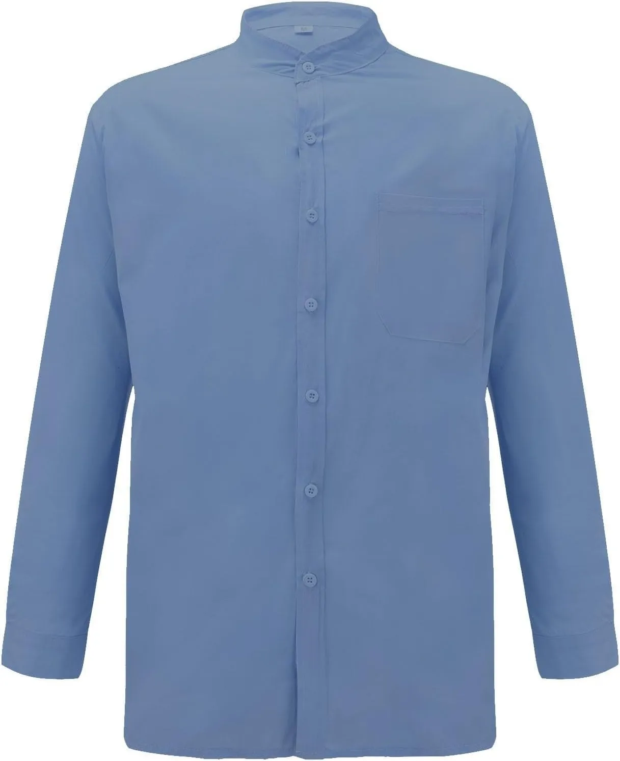 Mens Button Down Shirt Cotton Linen Casual Long Sleeve Shirts Collared Hippie Beach Tops Mens Vacation Shirts
