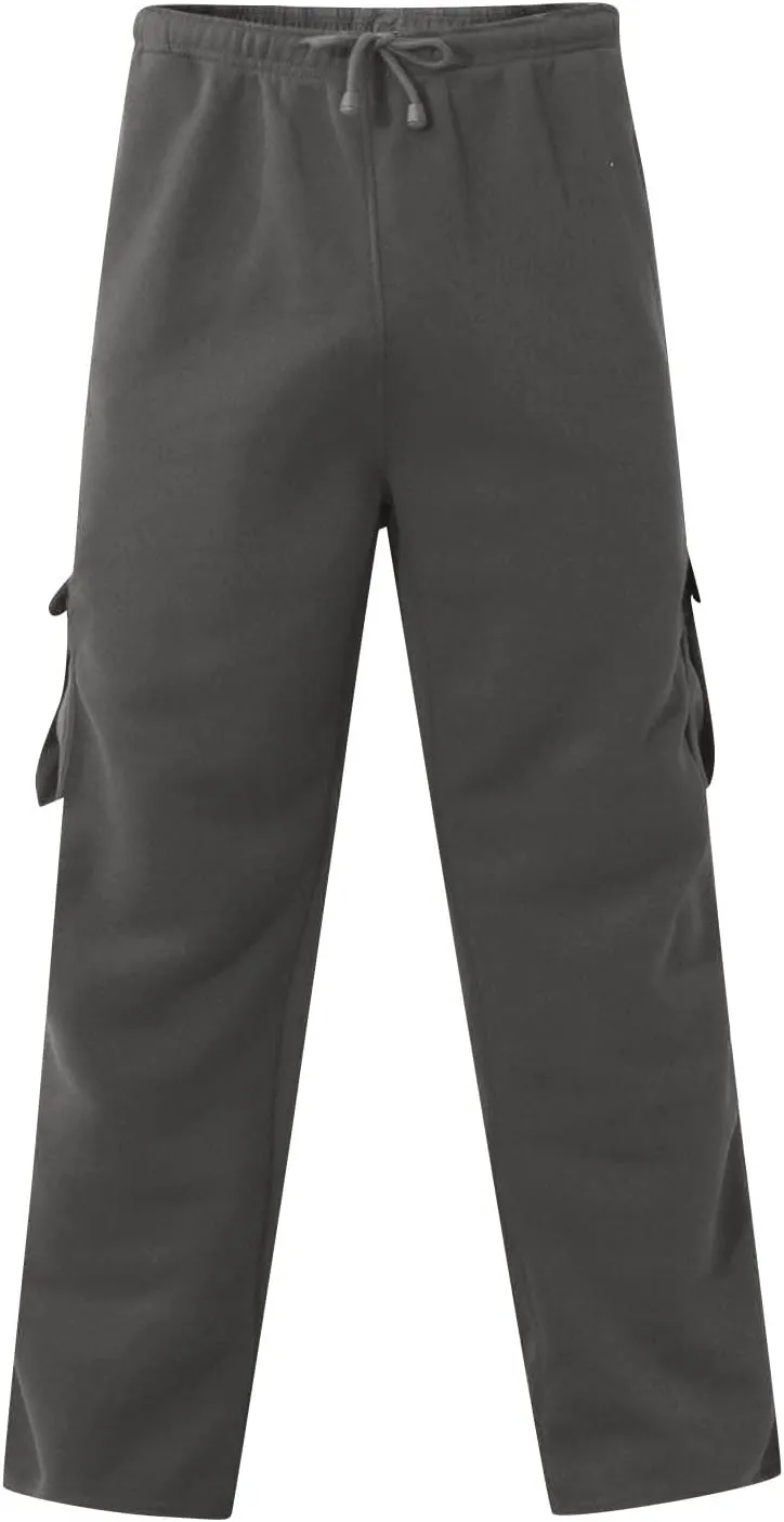Men's Cargo Pants Casual Multiple Pockets Baggy Pants Vintage Elastic Waist Drawstring Cargo Sweatpants Trousers