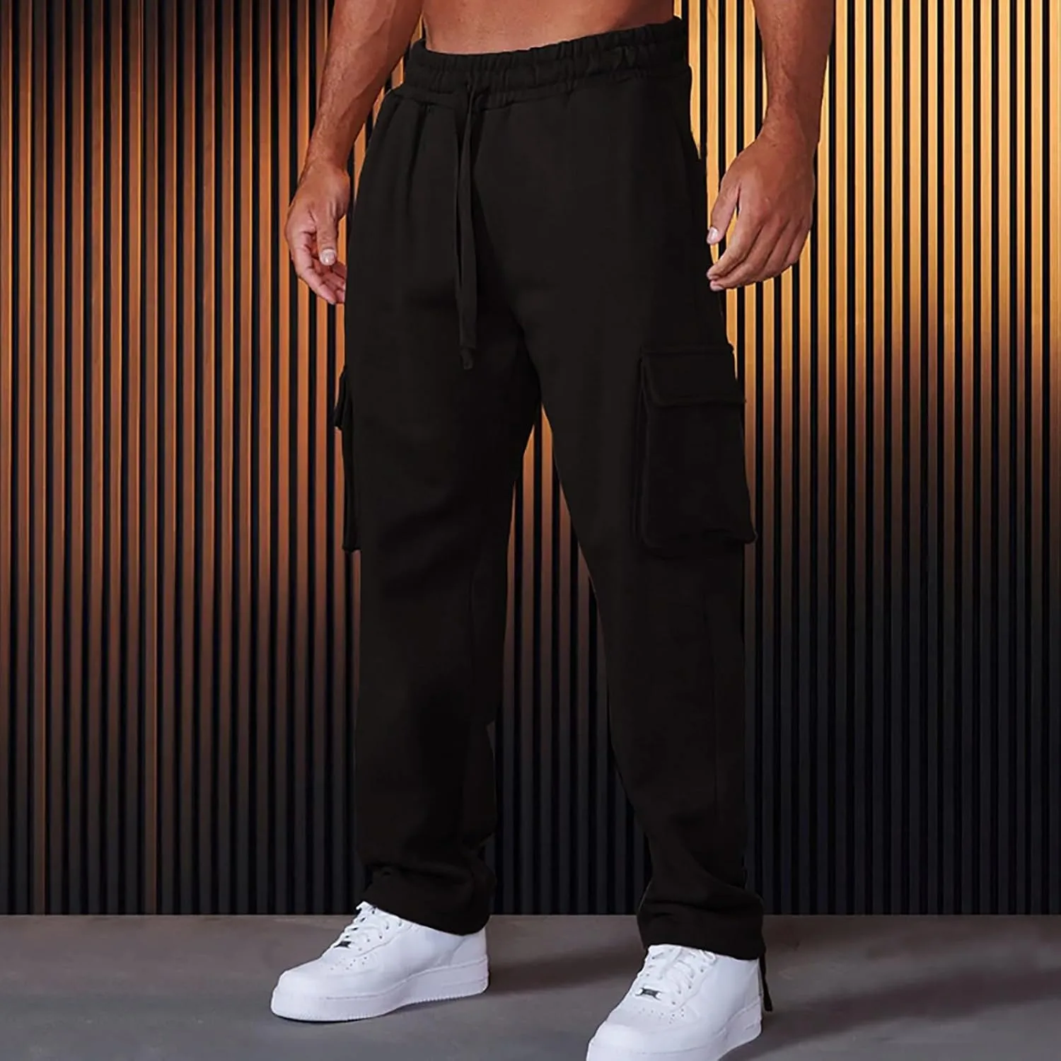 Men's Cargo Pants Casual Sports Slim Trousers with Cargo Joggers Mens Men's Cargo Pants Men's Tactical Pants Trousers